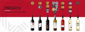 Distinções nos últimos 3 anos dos vinhos da Adega Coop. de Carvoeira